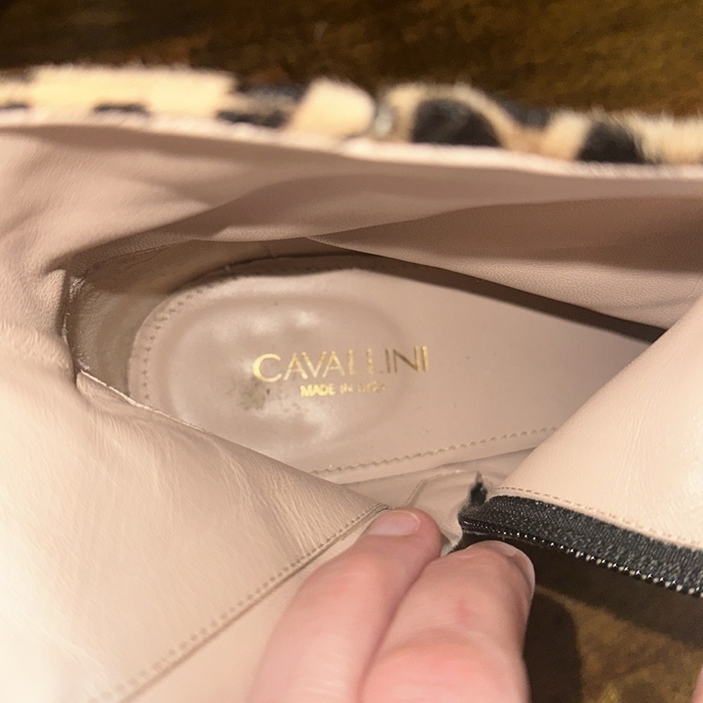 Cavallini calf hair ankle boots right is size 39 note left is size 41! - Picture 6 of 7